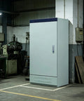 Heavy Duty Outdoor Metal Electrical Enclosure Junction Box Waterproof Floor Standing IP30 Coated Cold Rolled Steel Weatherproof Cabinet For Outdoor Use 120x60x40cm 47x24x16in Rust Resistant Easy Clean Surface Built Tough For The Elements. floor-standing cabinet in workshop