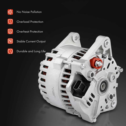 Beefed Up 110 Amp 12V Alternator For Ford Ranger 2001 2009 And Mazda B2300 2001 2009 L4 2.3L Engine With 6 Groove Pulley Clockwise