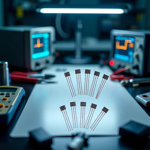 10 Pack Linear Hall Effect Sensors 49E OH49E SS49E for Precision Magnetic Field Detection and Position Sensing in Industrial Electronics