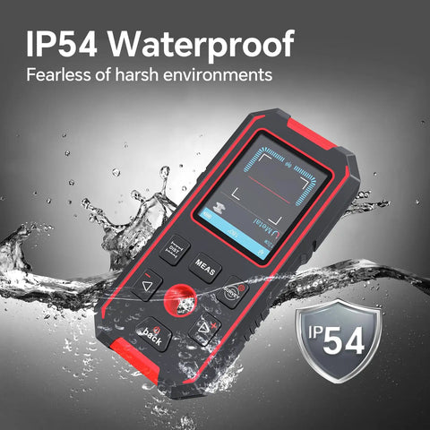 3 In 1 Stud Finder Wall Scanner With Rechargeable Battery 196Ft Laser Measure Digital Level And Angle Gauge, IP54 waterproof