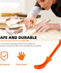 Lightweight PP Handle Woodworking Push Block and Safety Push Stick for Table Saw Go To Carpentry Accessory Orange Push Tool