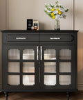 10 Pack Brushed Nickel Cabinet Knobs And Drawer Pulls Set In Solid Zinc Alloy installed on a dark wood cabinet