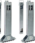 Ladder Leveler Pair for Extension Ladders, Adjustable Ground Levelers With Anti Slip Pattern Steel Feet, Heavy Duty Stabilizers