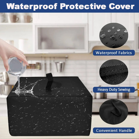 Heavy Duty Waterproof Dust Cover For Single Serve Coffee Makers That Keeps Your K Cup Pod Machine Covered From Dust And Spills Like A Pro 13.4 By 5.5 By 12.2 Inches Black