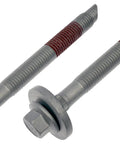 Heavy Duty Frame To Body Mounting Bolt Kit For Remounting Truck Bed Corrosion Resistant Replacement Hardware For Select Ford Trucks Hassle Free Swap Built Tough - Close-up of galvanized mounting bolts with washers.