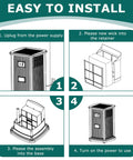 Installation steps for 1043 Super Wick Humidifier Filter 2 Pack Replacement For Essick Air AirCare 831000 821000 826000 826800 836000HB And Bemis Spacesaver 800 8000 Evaporative Series.