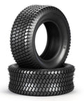 Heavy Duty Lawn Mower Tires 20x10-8 Tubeless 4 Ply Set Of 2 With Grippy Turf Tech Traction For Grass, Max Load 1190 Lbs At 22 PSI, Durable Rubber, Turf Friendly Grip For Smooth Yard Work, pair of black turf tires