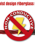 Non Conductive Fiberglass Fish Tape With Twist Design For Long Runs And Heavy Duty Pulling Multi Groove Wire Puller