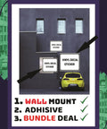 Vinyl Stickers Bundle Of Safety And Warning Signs For Warehouses Alarm Will Sound If Door Is Opened Sign 3 Pack 3.5 By 5 Inch Durable Self Adhesive Labels, wall mount adhesive