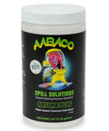 Front view of AABACO Absorb Plus spill solutions container, 1.5 lbs, for absorbing up to 38 gallons of chemical spills.
