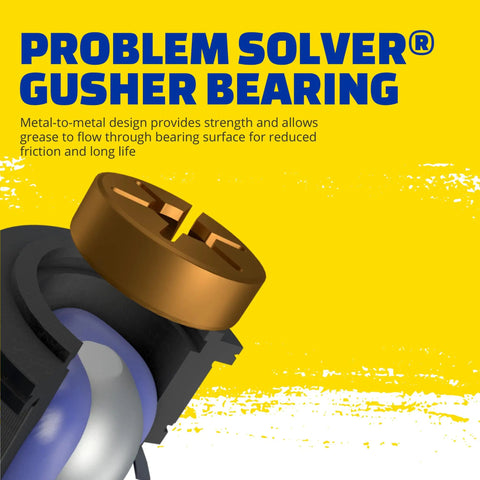 Front Lower Suspension Ball Joint For Mazda Miata 1990 To 1997 And 1999 To 2005 Replacement, Heavy Duty Pivot For Stable Handling, Precise Steering, Durable OE Style Fit And Easy Installation, gusher bearing cutaway