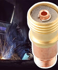 Brass TIG Torch Collet Body For Stubby Gas Lens Connector, Pro Grade Welding Part With Superior Heat Resistance And Optimized Gas Flow For Smooth, Consistent Welds And Easy Setup, 2.4mm brass