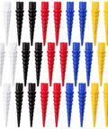 30 Piece Wood Anchor Repair Kit For Stripped Screw Holes Multicolor ABS Inserts For Tightening Loose Hinges Cabinets Drawers Shelves And Furniture DIY Fixes No Fuss Easy Install, multicolor set