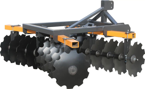 Heavy Duty 3 Point Disc Plow With 84 Inch Notched Disc Harrow For Tractor Cat 1 And 2 20 Knives For Tilling Loosening And Lifting Soil