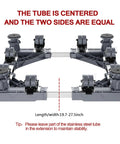 Adjustable Mobile Base For Heavy Appliances From 27.5 To 35.4 Inches With 8 Locking Wheels And 4 Feet, centered tube view