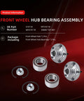 Badass Heavy Duty Front Wheel Hub Bearing Assembly Pair For 13 17 Honda Accord Slick Oem Replacement No Sweat Install Smooth As Butter Tight Grip Driver with two front wheel hubs and bearings.