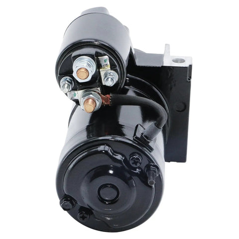 Front view of Beefed-Up Marine Starter For 4.3L To 8.9L Boat Engines, 1.7kW High Output Replacement, OE Standard Quality