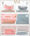 Comparison of Go To Rapid Dry Microfiber Hair Towel Wraps For Women Three Pack Turban Style Quick Dry Towels and competitor's product.