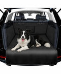 Heavy Duty SUV Cargo Liner For Tesla Cybertruck 2023 Plus Dog Floor Mat with dog lying on durable oxford cloth.