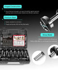 Straight Shooting Precision Forstner Bit Set For Woodworking And Carpentry Smoothly Bores Clean Holes In Hardwood Plywood Composites 16 Piece Pro Drill Kit in case with sharp blades and forged steel design.