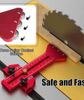 Thin Rip Jig For Table Saw And Router Table, Super Easy Narrow Strip Cutting, aluminum jig fits table saw with miter slot