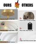 Comparison of Zobawlks Pendant Lights Kitchen Island: Mid-Century Hanging Light with rust-resistant features versus inferior options.