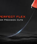 Intimidator Bait Knife And Filet Set With Ultra Sharp G4116 German Stainless Steel Blades showcasing flex for precision cuts