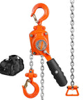 Manual Lever Chain Hoist Quarter Ton Come Along Ten Ft G80 Chain Weston Style Dual Pawl Brake 360 Rotating Hook with bag