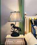 Beige Horse Themed Desk And Bedside Table Lamp For Bedroom And Learning Space A Personalized Night Light With Entrance Decor And Thanksgiving Style Cozy Home Accent For Any Room.