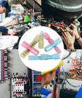 Heat Shrink Bullet Connectors Kit, 100 Pcs Male And Female Electrical Bullet Terminals, for auto and electronics use.