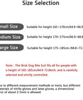 Dog Training Bite Suit Safety Clothing For Working Dogs Anti Bite Jumpsuit size selection chart for premium body protection gear