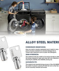 GR888 2 Pack Coin Laundry Machine Keys for Greenwald Money Box Lock Replacement 8 20 888 shown near washing machines