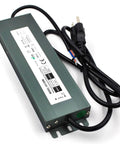 2 Pack LED Driver 12V 80W Waterproof IP67 Power Supply Transformer 90-250V AC to 12V DC Low Voltage Output with 3 Prong Plug Cable