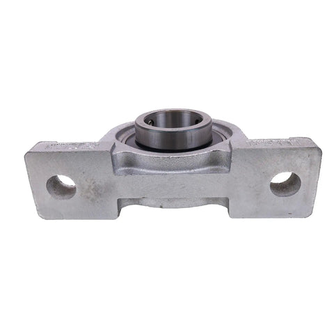 Front view of 2 Inch Pillow Block Bearing With UCP211 32NP, Heavy Duty Mounted Bearing, 2 Bolt Base, Set Screw Locking