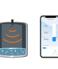 Non Contact Ultrasonic Level Sensor With 2.4G WiFi For Water Tank And Grain Bin, Remote Level Monitor displayed on smartphone app