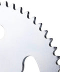 Close-up of 58 Tooth Rear Sprocket for 35 Chain, steel construction, showing teeth detail, 3 mounting holes, 29mm shaft, 33mm center-to-center.
