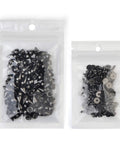 Heavy Duty 100 Piece Gunmetal Cone Spike And Rivet Screw Kit For Badass Leathercraft Diy Rockin Punk Style Clothing Shoe Belt Bag Adornments, two bags of spikes and screws.