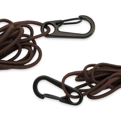 Mini Carabiner Clip 10 Pack Aluminum Alloy Tiny Spring Snap Hooks For Paracord EDC Keychains And Backpack Gear Black