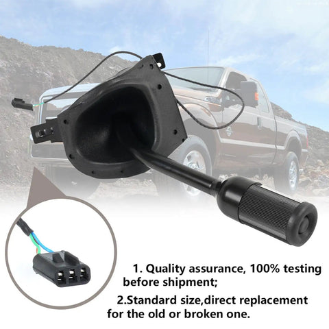Automatic Transmission Gear Lever With Connector Replacement For F350 F450 F550 5C3Z7210AAA black lever and wiring