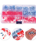 Huge 100 Pack Assorted Iron Grease Nipples With Pe Covers For Tough Hydraulics Wear Resistant Zerk Fittings Kit Super Easy Install For Cars And Work Shop Repairs, assorted in storage box