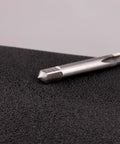 Close-up of 2Pcs M5 X 0.8 Thread Tap HSS Right Hand Milling Tap For Through And Shallow Holes with straight flutes