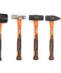 5 Piece Hammer And Mallet Set With 16 Ounce And 32 Ounce Ball Peen Hammers, 32 Ounce Rubber Mallet, 3 Pound Sledge And Cross Peen Hammers