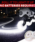 Close-up of lit up inline skate wheels 76Mm 80Mm 90A Pearl Luminescent Roller Blade Wheels for indoor outdoor use glowing on pavement.