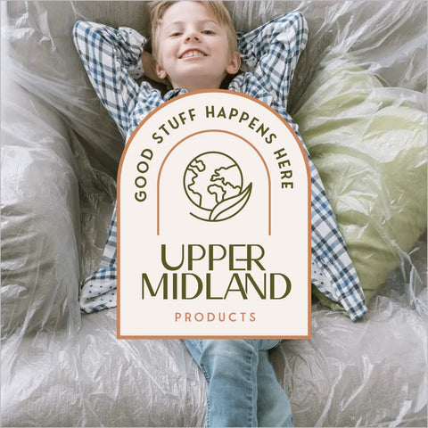 Child sitting on furniture covered with Bulk 30 Pack Painter Plastic Drop Cloths For Painting 9x12 Tarp Plastic Sheeting.