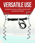 Heavy Duty Basketball Hoop Anchor Tie Down Kit For Secure Court Setup Ground Stakes Trampoline Anchors Easy One Piece Installation