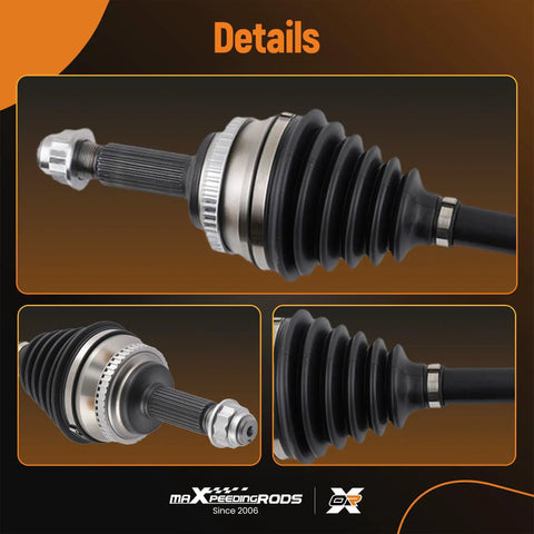 Close-up of Front Left CV Axle Shaft Assembly For Toyota Corolla 2009 2018 Matrix 2003 2014 And Pontiac Vibe 2003 2010 1.8L FWD