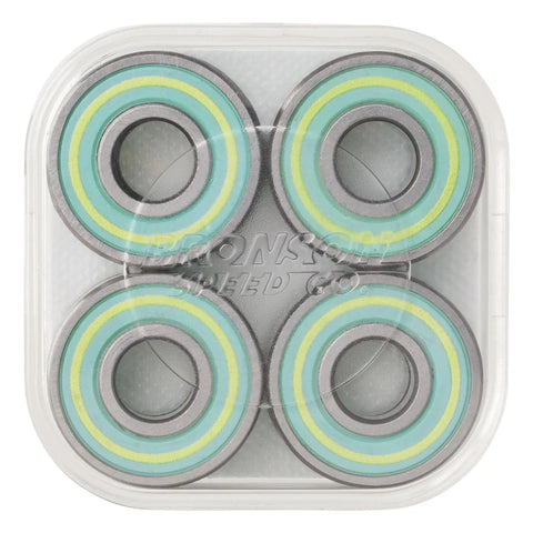 G3 Skateboard Bearings Samarria Brevard Signature Eye Of Horus Dope Teal Colorway 8 Pack High Speed Oiled Bearings in plastic case.
