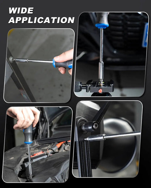 Various uses of Magnetic 31-Piece Quarter Inch Bit Driver Set With Nut Driver And Magnetic Bit Holder