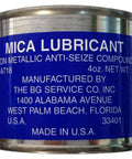 Non Conductive Mica Anti Seize Lubricant For Spark Plugs High Temperature Safe For Threads Easy Removal No Mess Non Metallic Formula 4 Oz Can Made In USA Industrial Grade