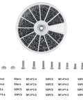 Top Shelf 600 Piece Micro Stainless Steel Screw And Nut Assortment Kit with organized compartments for precision work.